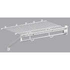 ClosetMaid TotalSlide 12 Ft. W. x 12 In. D. Ventilated Wire Shelf & Rod, White Image 1
