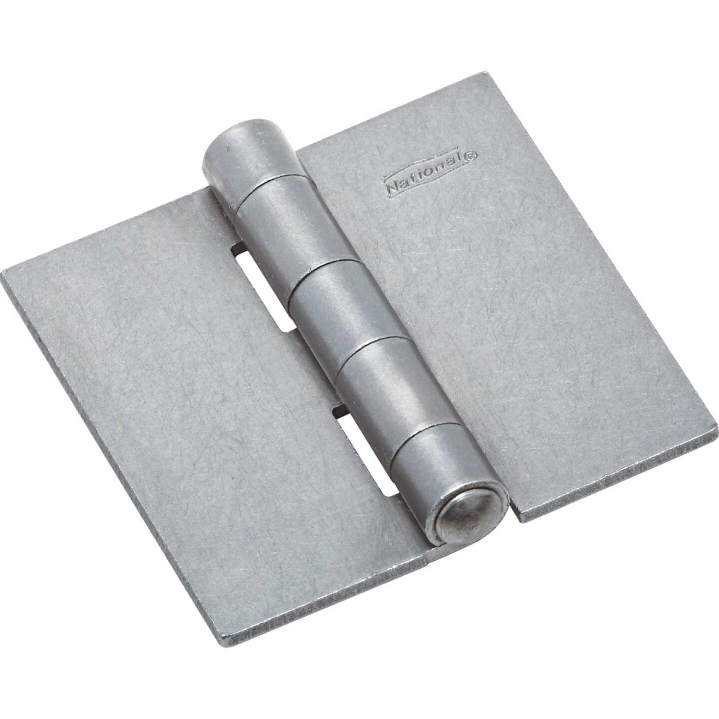 National Hardware 3 In. Square Plain Steel Weldable Door Hinge Image 1