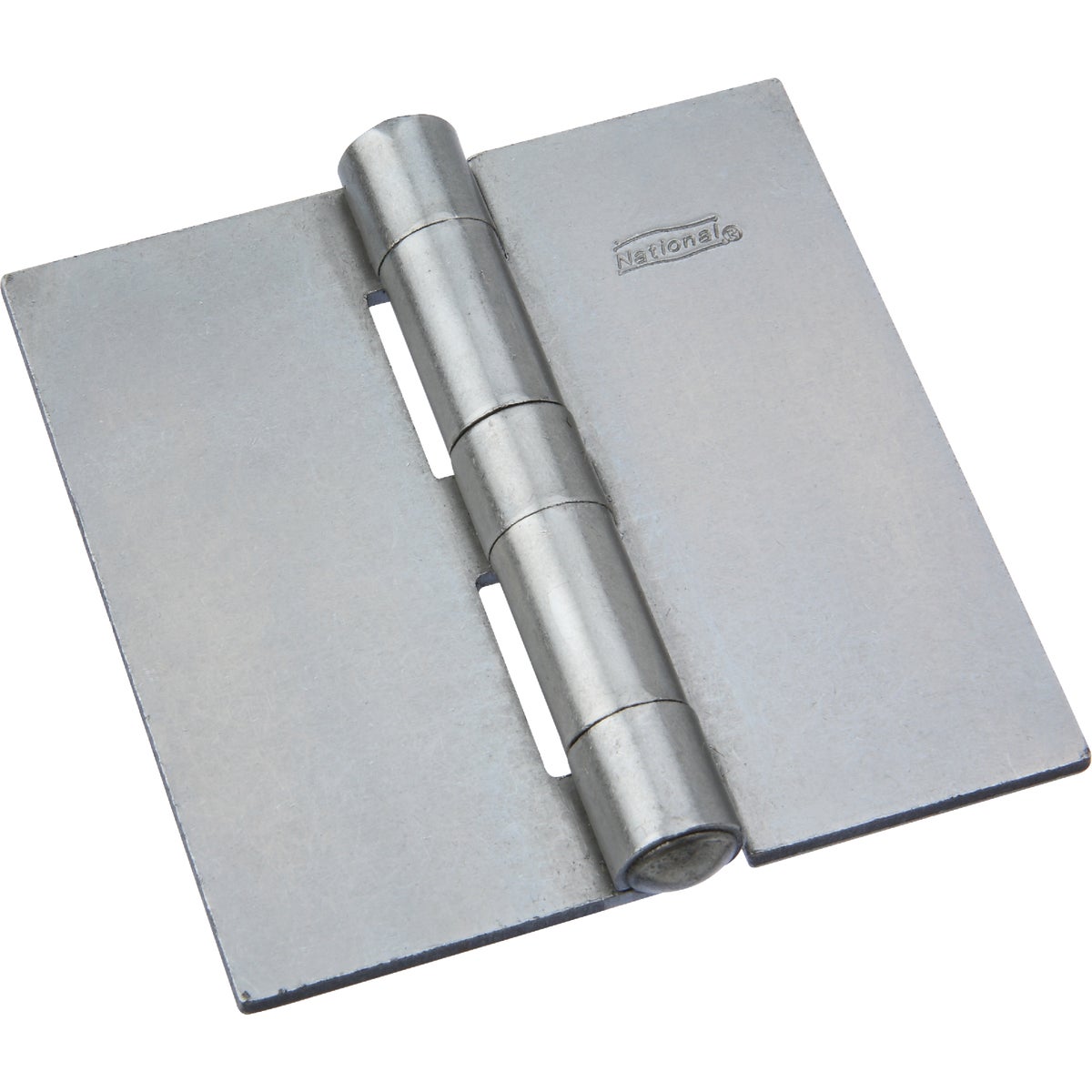 National Hardware 3-1/2 In. Square Plain Steel Weldable Door Hinge