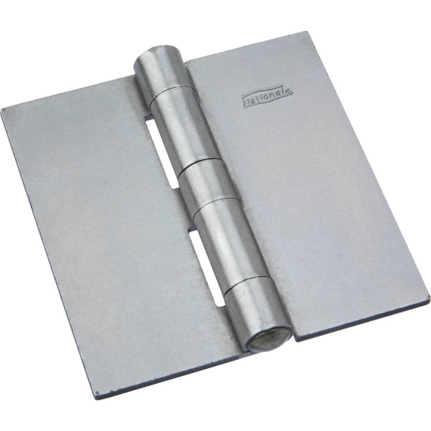 National Hardware 3-1/2 In. Square Plain Steel Weldable Door Hinge Image 1