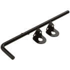 National Hardware 12 In. L. x 1/2 In. Dia. Black Steel Cane Bolt Image 1