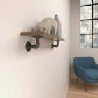 Knape & Vogt Birmingham 4 In. Industrial Elbow Pipe Shelf Bracket Image 2