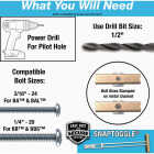 Toggler Snaptoggle 1/4 In.-24 x 2 In. Toggle Bolt (10-Count) Image 3