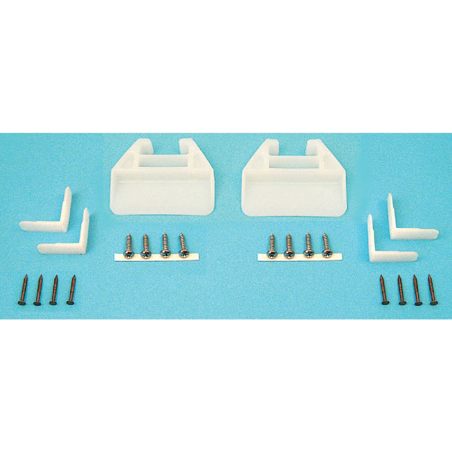 Prime-Line Nylon White Track Guide for 5/16 In. x 1-1/8 In. Track (2-Count) Image 2