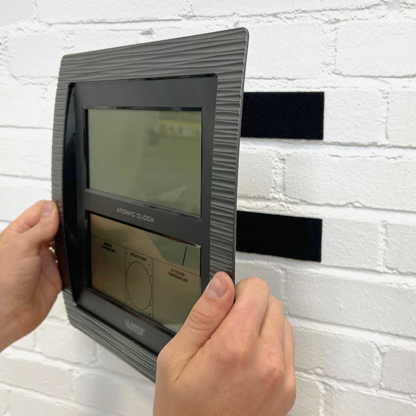 Wrap-It Storage Stick 'Em 2 In. x 4 In. Extreme Strength Black Hook & Loop Strip (4 Ct.) Image 3