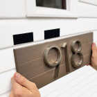 Wrap-It Storage Stick 'Em 2 In. x 4 In. Extreme Strength Black Hook & Loop Strip (4 Ct.) Image 2