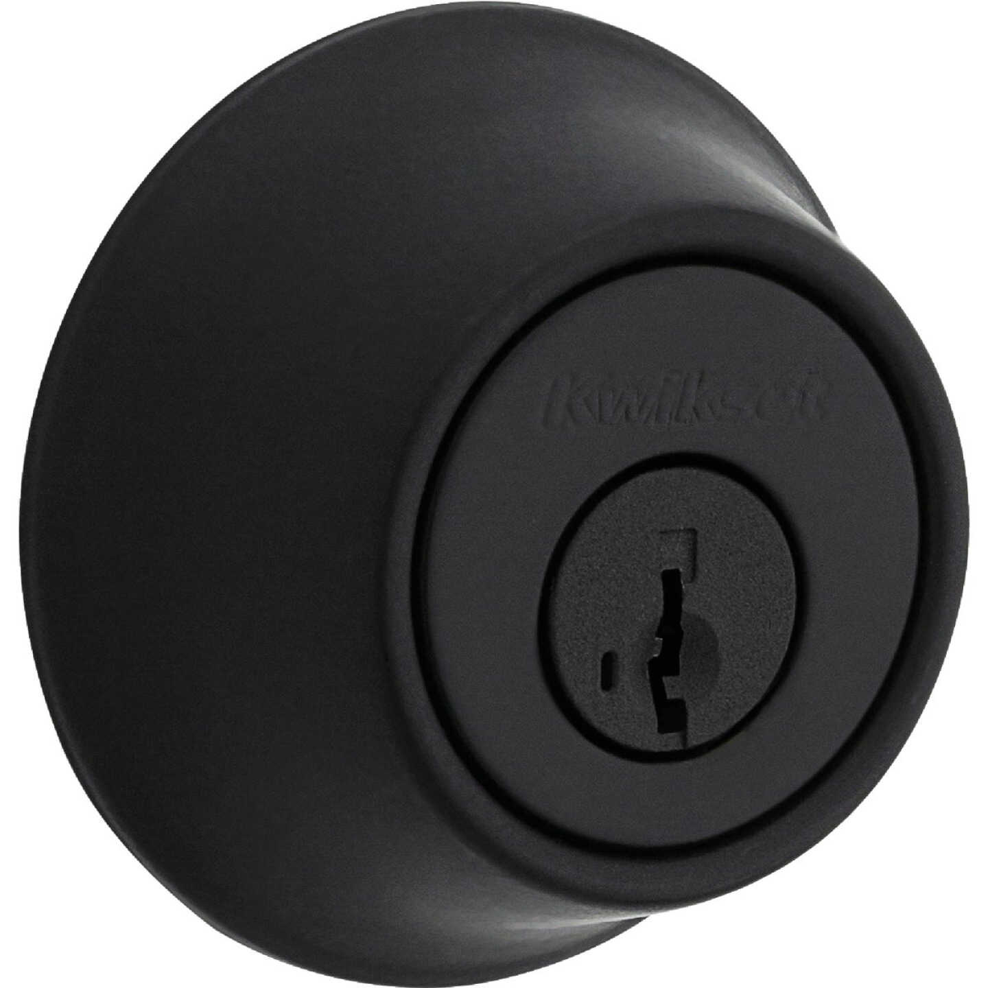 Kwikset 660 Deadbolt With SmartKey, Matte Black Image 1