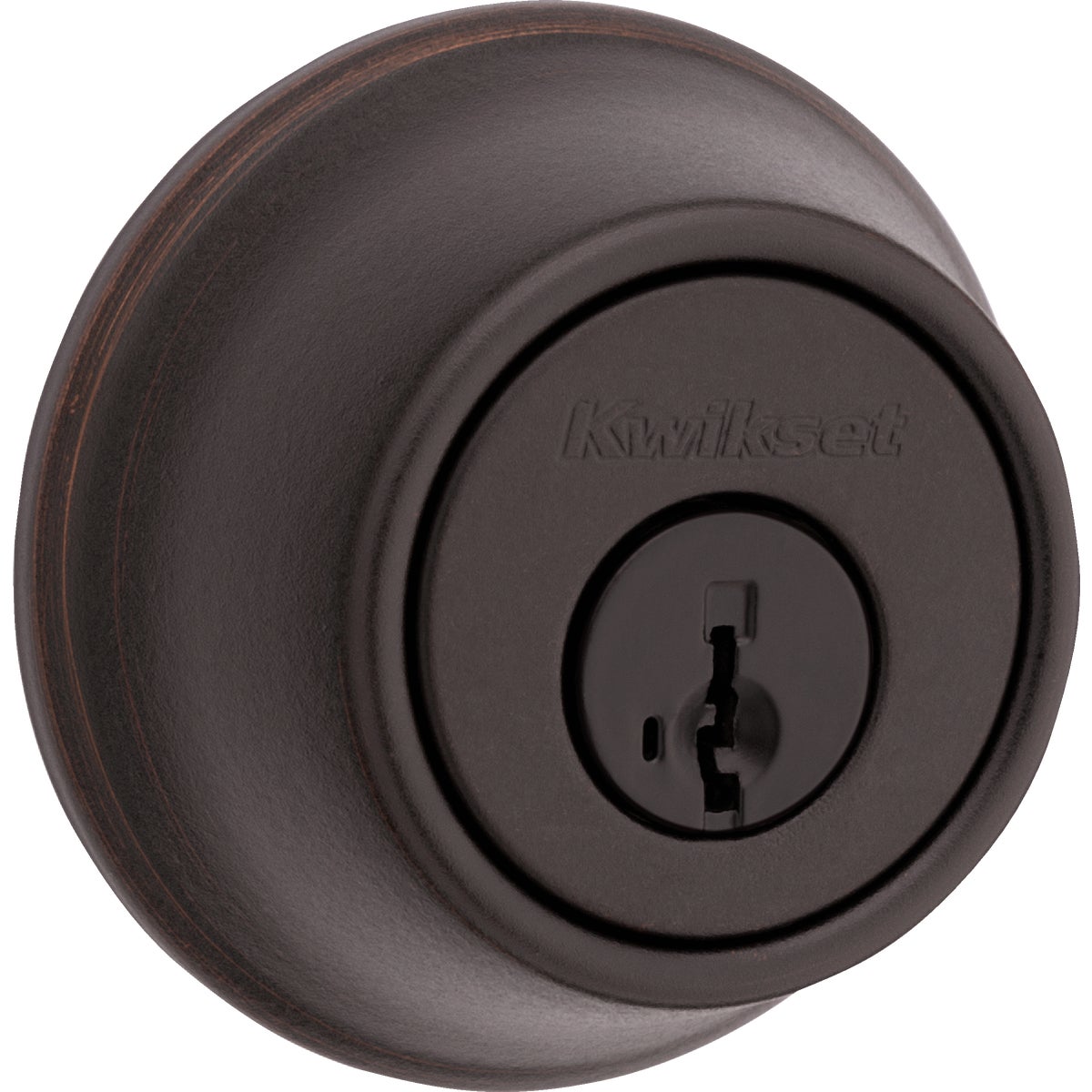 Kwikset 660 Single Cylinder Deadbolt with SmartKey, Venetian Bronze Image 1