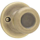Kwikset Antique Brass Tylo Dummy Door Knob Image 1