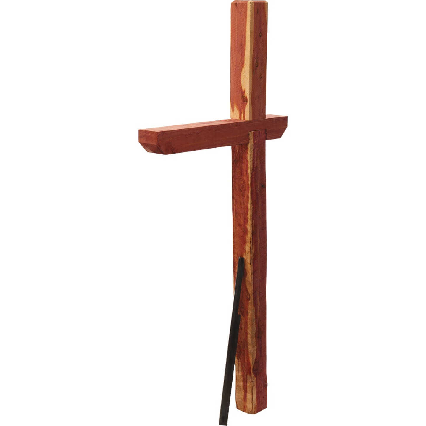 Gibraltar Cedar Deluxe Drive-In Mailbox Post Kit Image 1