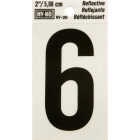 Hy-Ko Vinyl 2 In. Reflective Adhesive Number Six Image 1