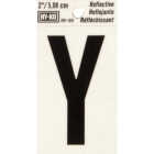 Hy-Ko Vinyl 2 In. Reflective Adhesive Letter, Y Image 1