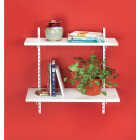 Knape & Vogt 10 In. x 24 In. White All-Purpose Shelf Image 2