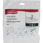 Rubbermaid White Direct Mount Back Clip (6-Count) Image 2