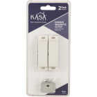 KasaWare White Double Magnetic Catch (2-Pack) Image 2