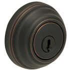 Kwikset Signature Series Venetian Bronze Single Cylinder Deadbolt Image 4