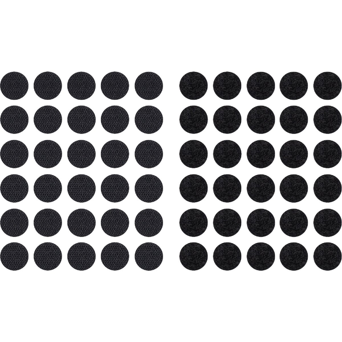 Wrap-It Storage Stick 'Em Dots 0.75 In. Black Hook & Loop Fasteners (30 Ct.)