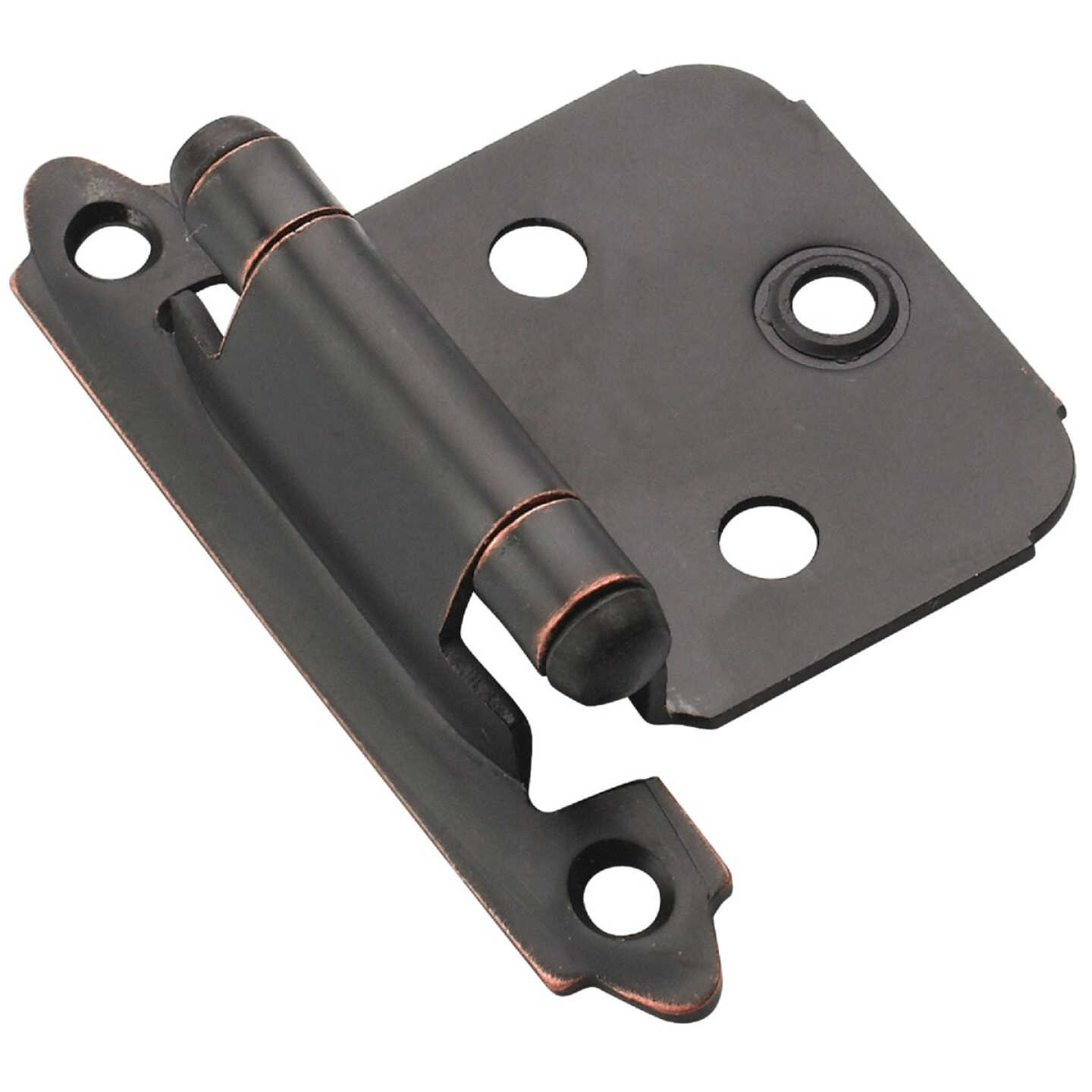 Amerock Oil Rubbed Bronze Self-Closing Face Mount Overlay Hinge (2-Pack) Image 1