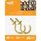 National Hardware 1-1/4 In. Solid Brass Series Cup Hook (2 Count) Image 2