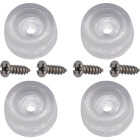 Super Sliders 7/8 In. Screw-on Furniture Wall Bumpers (4-Pack) Image 2