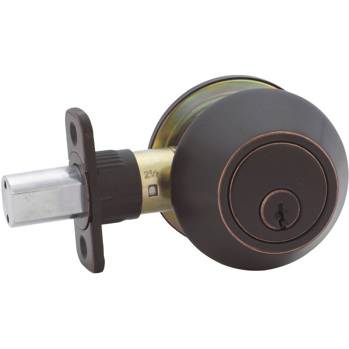 Steel Pro Oil Rubbed Bronze Double Cylinder Deadbolt Image 3