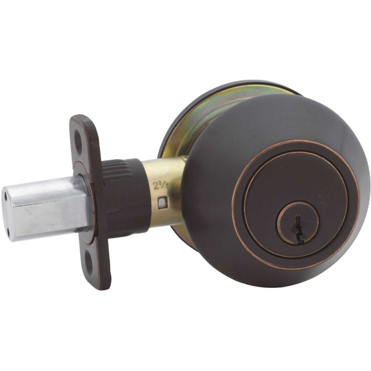Steel Pro Oil Rubbed Bronze Double Cylinder Deadbolt Image 3