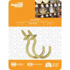 National Hardware 1-1/2 In. Solid Brass Series Cup Hook (2 Count) Image 2