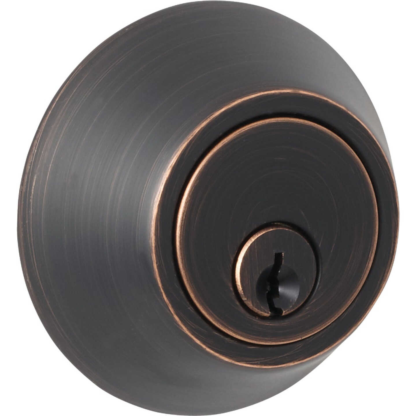 Steel Pro Oil Rubbed Bronze Single Cylinder Deadbolt Image 1