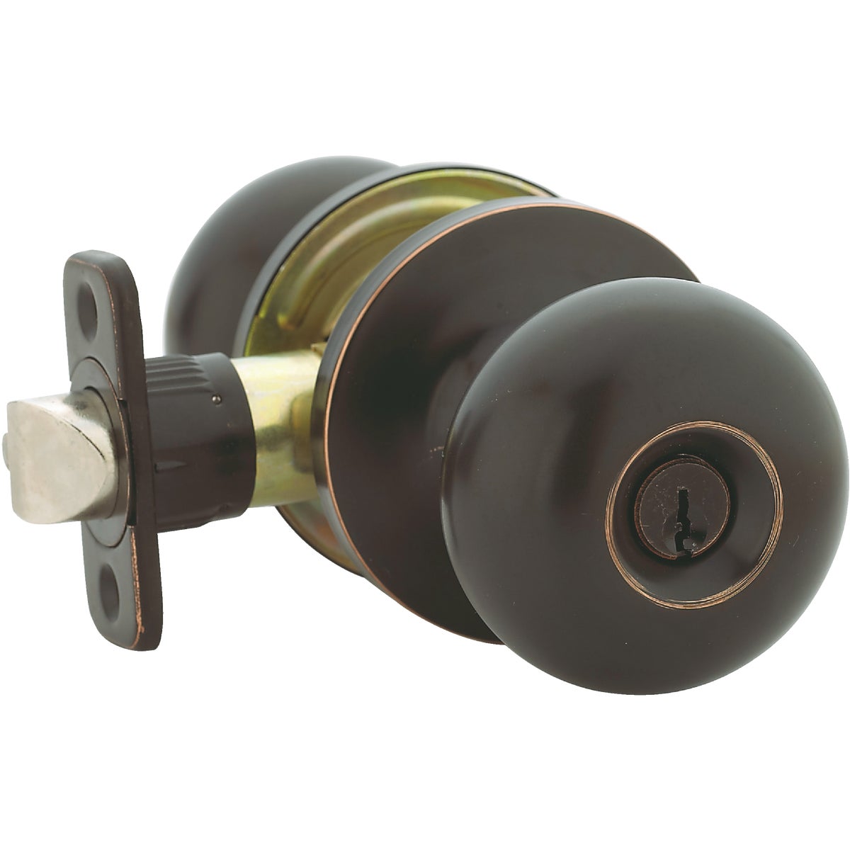 Steel Pro Oil Rubbed Bronze Entry Door Knob Image 3