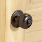 Steel Pro Oil Rubbed Bronze Bed & Bath Door Knob Image 2