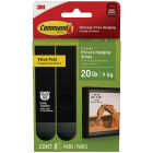 Command 20 Lb. Black Picture Hanging Strips, 8 Pairs Image 1