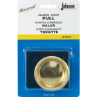 Johnson Hardware 2-1/8 In. Dia. Brass Snap-In Flush Cup Pocket Door Pull (2-Count) Image 2