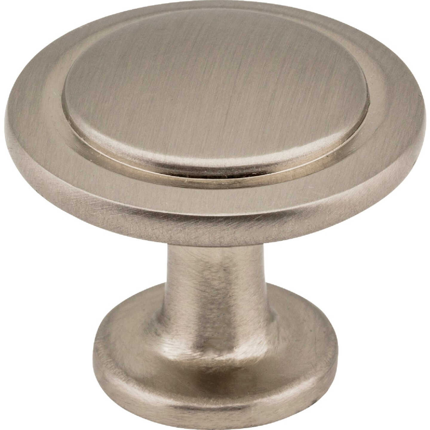 Elements Gatsby 1-1/4 In. Diameter Satin Nickel Mushroom Knob Image 1