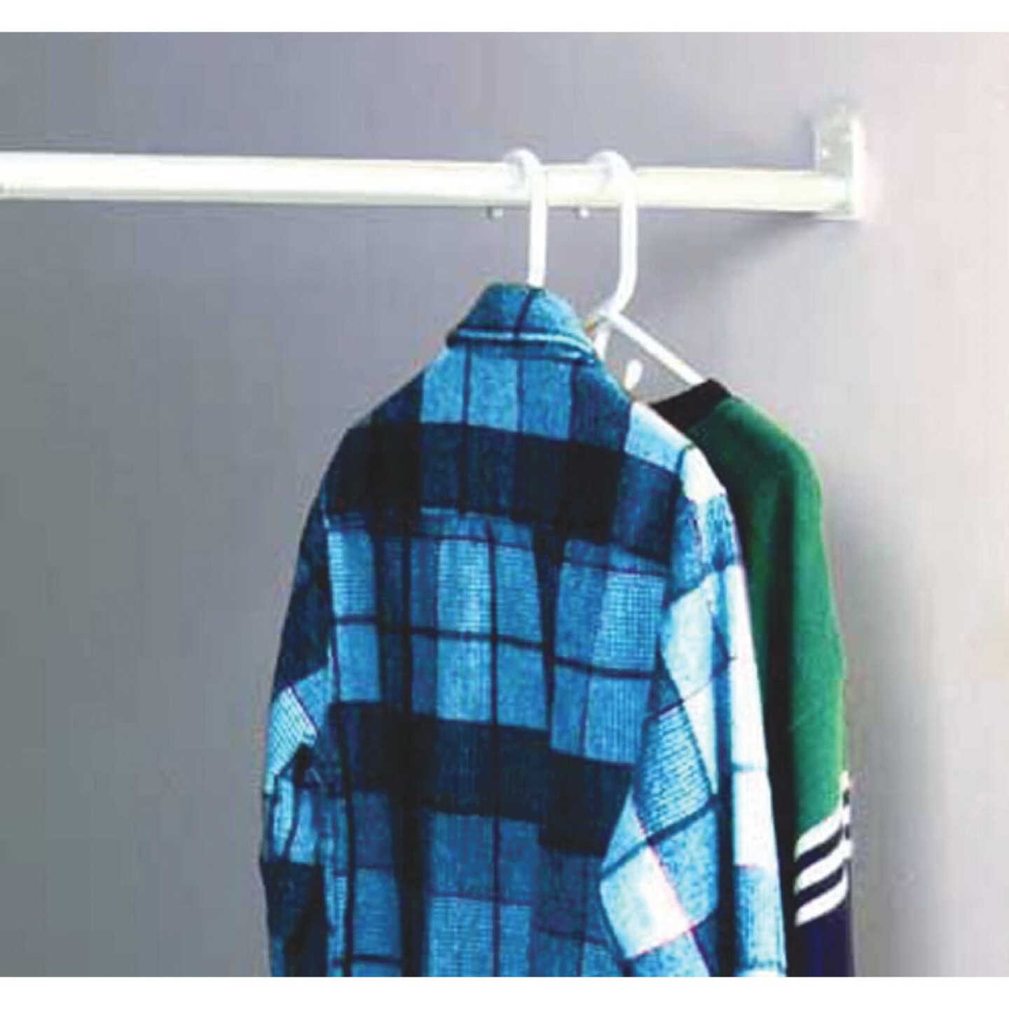 John Sterling Closet-Pro 18 In. to 30 In. x 1 In. Adjustable Closet Rod, White Image 1