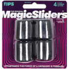 Magic Sliders 1 In. Hi-Tip Rubber Furniture Leg Tip (4-Pack) Image 2