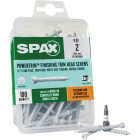 SPAX PowerTrim #8 x 2 In. T10 Plus Cylindric Head HCR (Exterior Rated) White Trim Screw (100-Count) Image 1