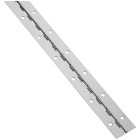 National Hardware Steel 1-1/2 In. x 72 In. Nickel Continuous Hinge Image 1
