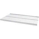 Organized Living FreedomRail 4 Ft. W. x 12 in. D Profile Ventilated Closet Shelf, Nickel Image 1