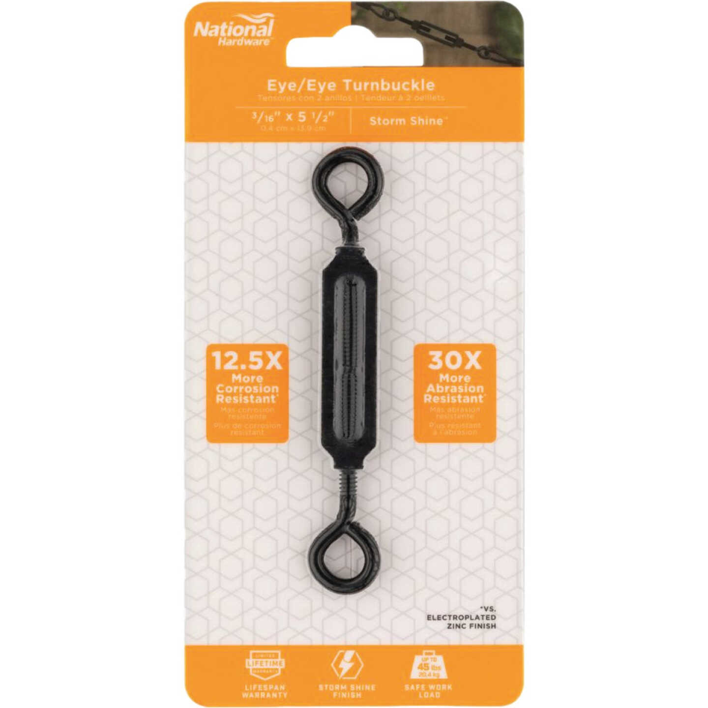 National Hardware 3/16 In. x 5-1/2 In. Turnbuckle Eye/Eye Image 2