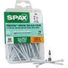 SPAX PowerTrim #8 x 2-1/2 In. T10 Plus Cylindric Head HCR (Exterior Rated) White Trim Screw (100-Count) Image 1