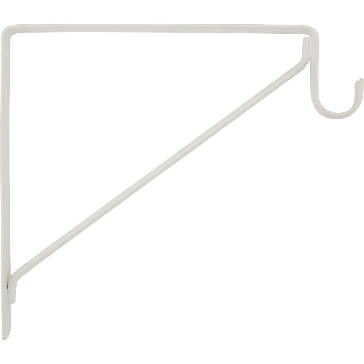 National Hardware White Heavy Duty Shelf/Rod Bracket, Bulk