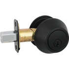 Steel Pro Matte Black Double Cylinder Deadbolt Image 3