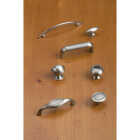 Amerock Everyday Heritage Oval Satin Nickel Cabinet Knob Image 3