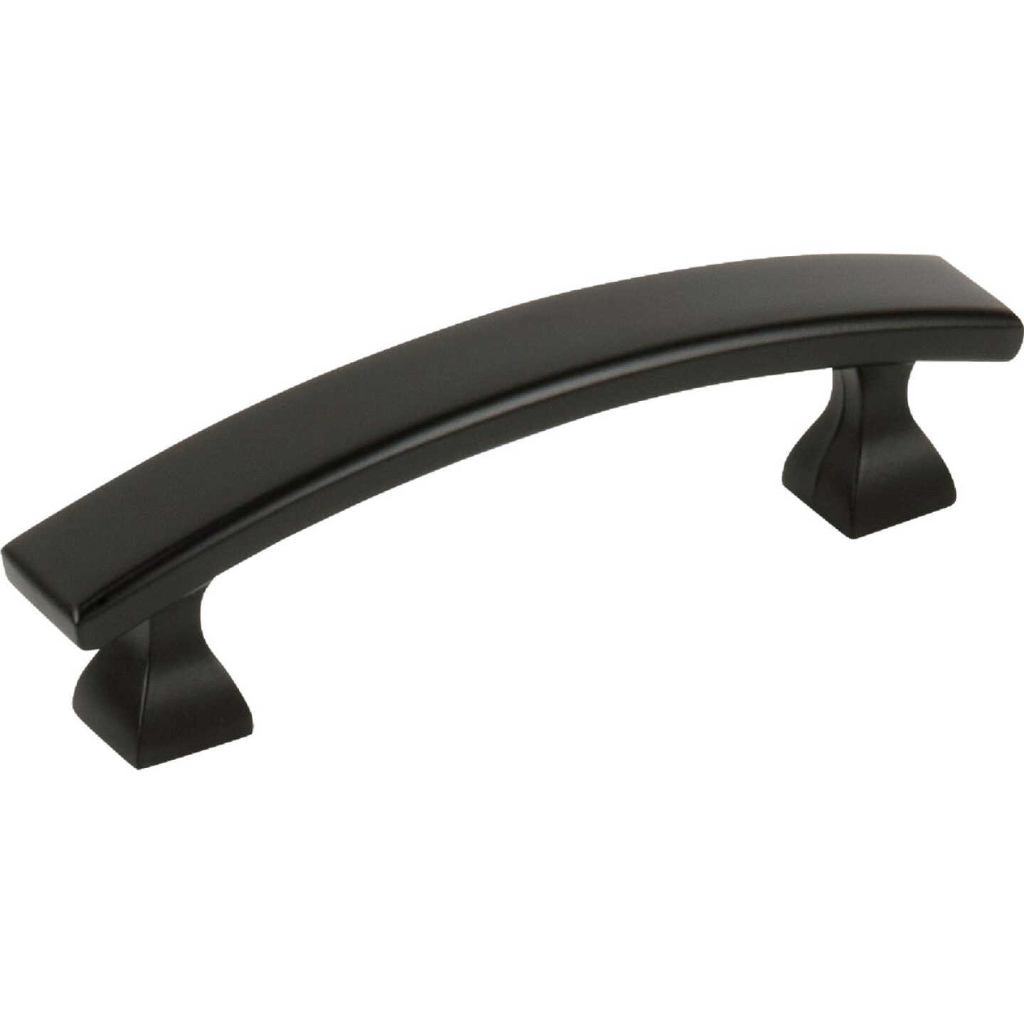 KasaWare 4 In. Overall Length Matte Black Flared Foot Square Pull (8-Pack) Image 1