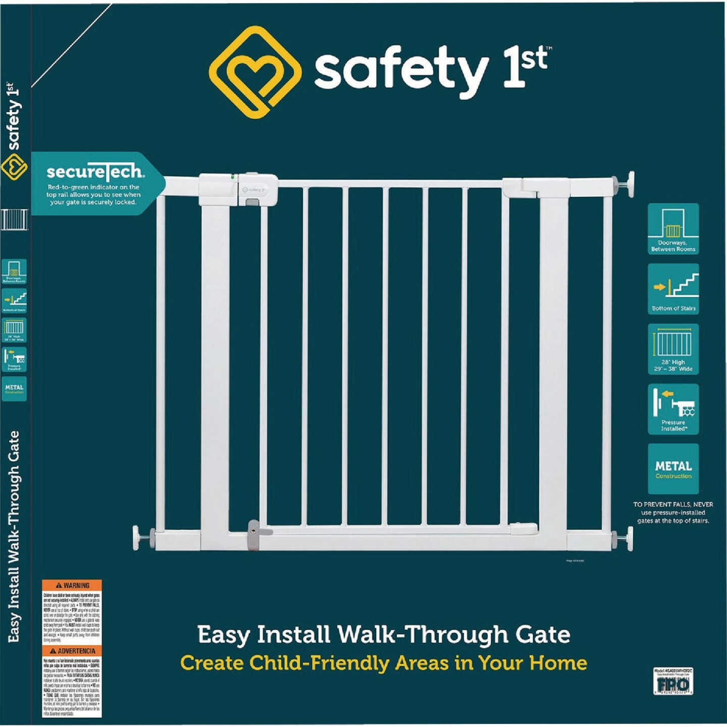 Safety 1st Easy Install Walk Through Gate Image 1