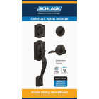 Schlage Aged Bronze Entry Door Handleset with Accent Lever Image 9