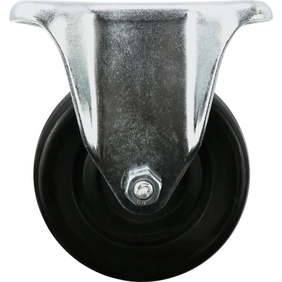 Shepherd Hardware 4 In. Heavy-Duty Polypropylene Rigid Plate Caster Image 1