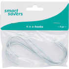 Smart Savers 4 In. Zinc Open S Hook (4-Pack) Image 1