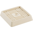 Do it 2 In. Inner Dimension Square Almond Furniture Leg Cup (4-Pack) Image 1