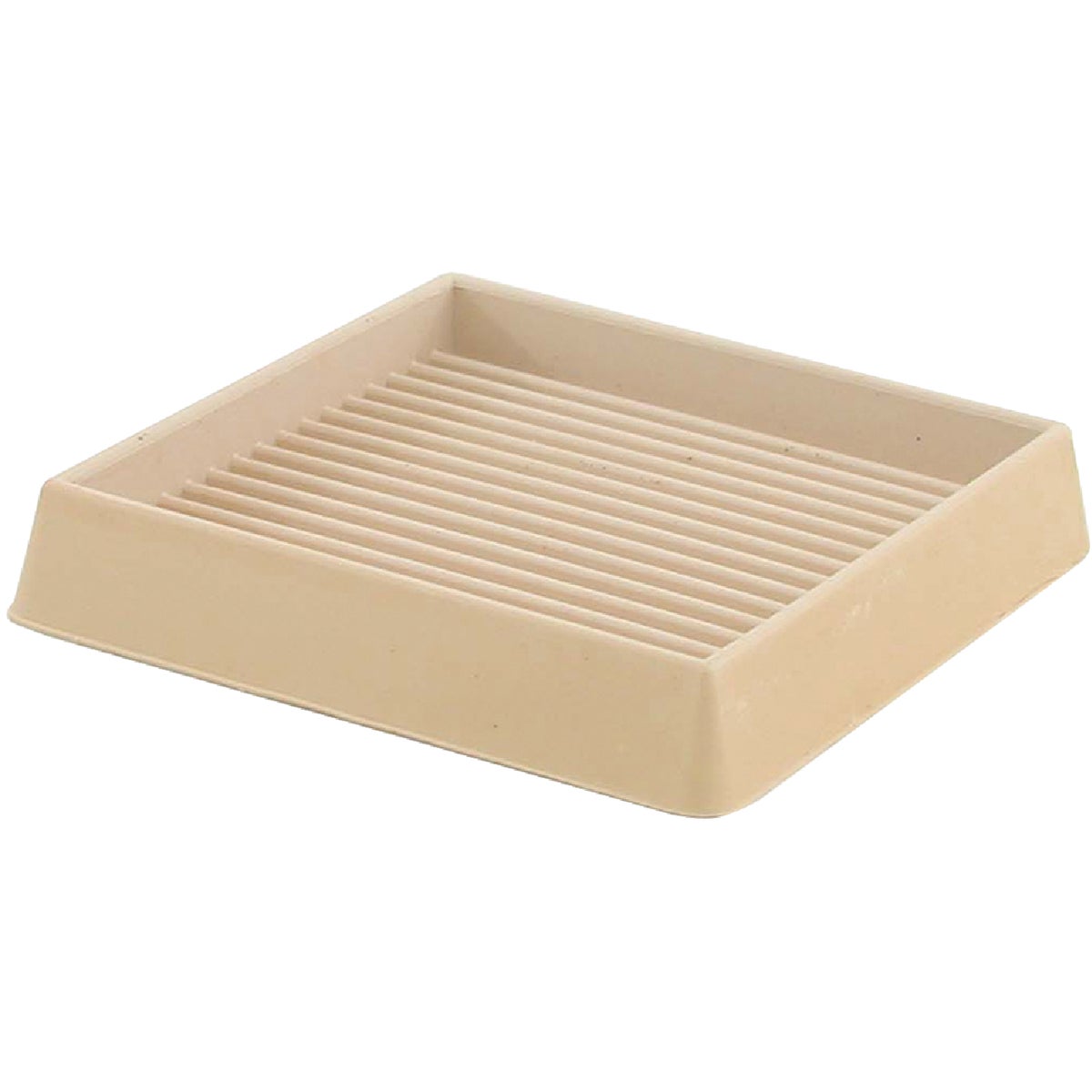 Do it 3 In. Inner Dimension Square Almond Furniture Leg Cup (2-Pack) Image 1